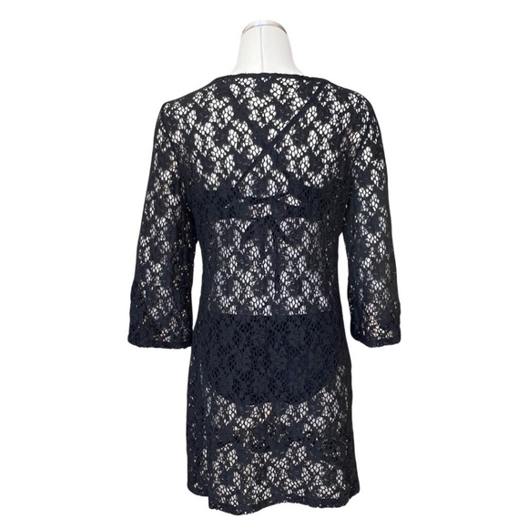 INC International Concepts "INC Beach" Sheer Lace Swimsuit Cover Up Size Large - Picture 7 of 7